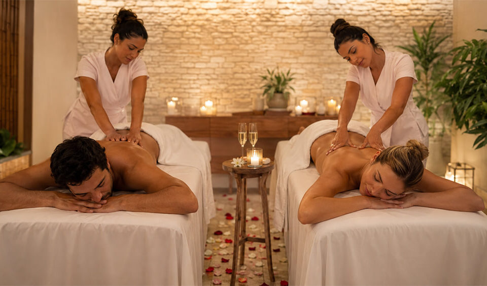 Massagem para casal: viva uma experiência romântica e inesquecível