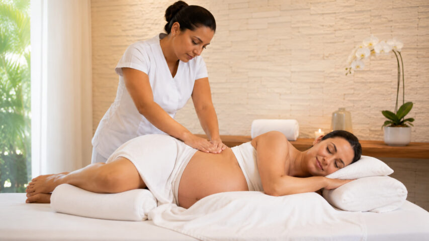 Massagem para gestantes: cuidados que promovem bem-estar na gravidez